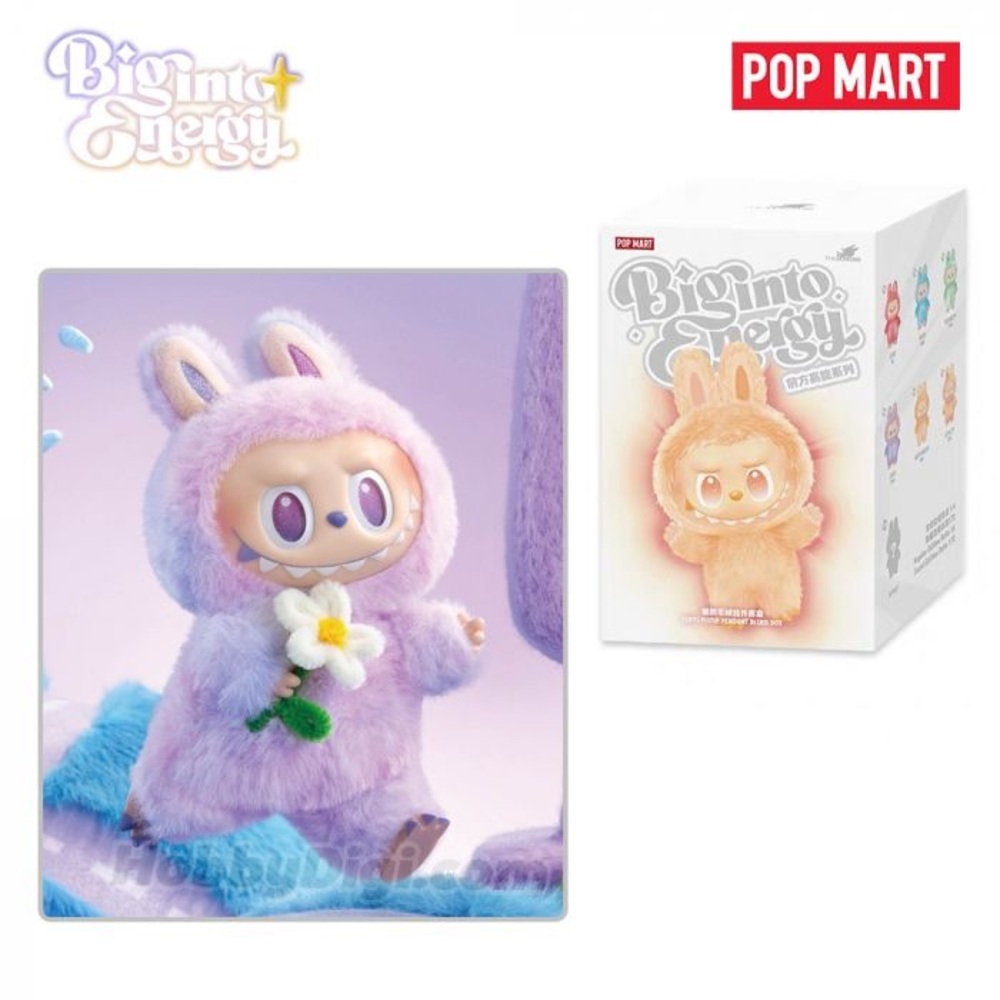 UNOPENED LUCK LABUBU - Pop Mart Big Into Energy - AUTHENTIC